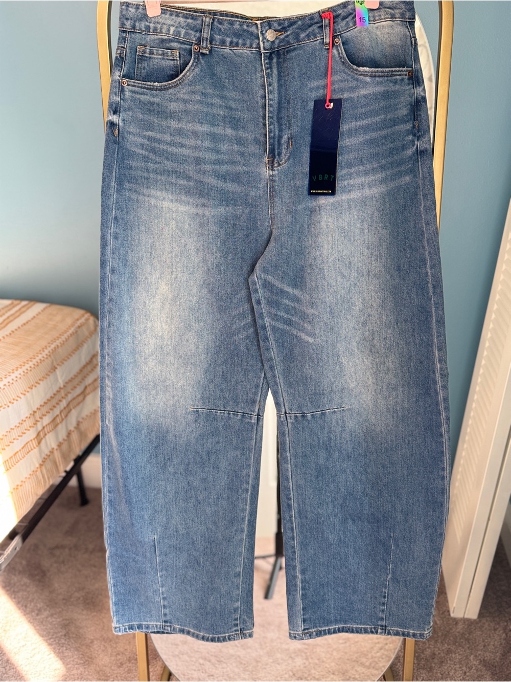 Vibrant Oversized Barrel Jeans | NWT | Size 15